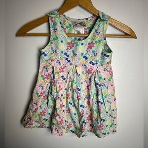 VTG 90s Walt Disney World Baby Minnie Novelty Print  Dress Little Girl 24 Months